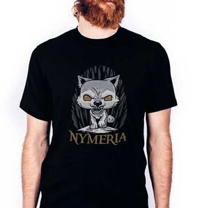 Funko Pop GOT Black and Gold Nymeria Graphic Tee